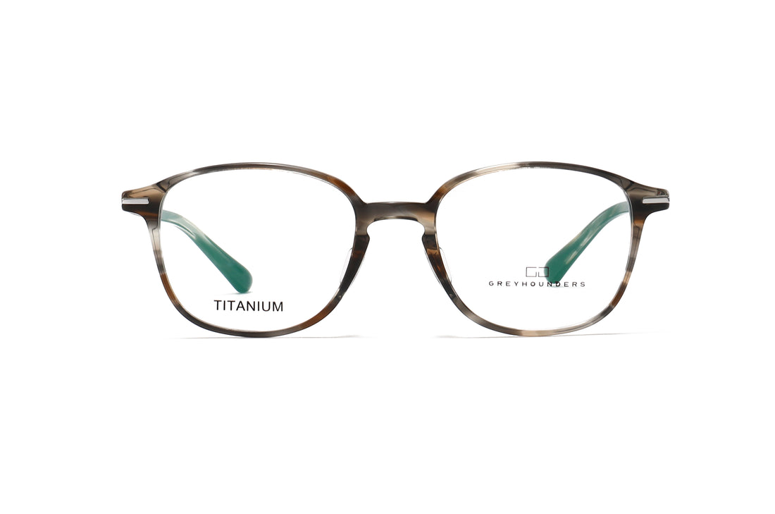 Brillen greyhounders oris c2 s transparent transparente square unisex größe 52mm - Detailansicht