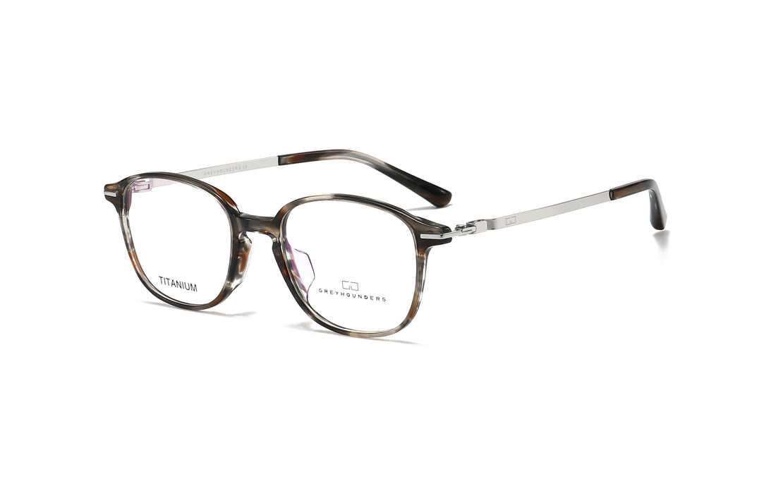 Brillen greyhounders oris c2 s transparent transparente square unisex größe 52mm - Hauptansicht