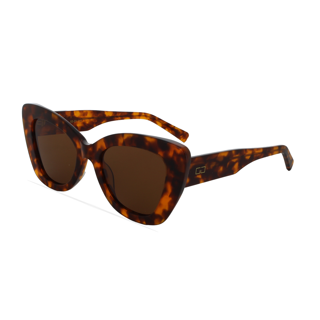 Sonnenbrillen greyhounders oia dark brown marron cat eye femenino größe 52mm - Hauptansicht