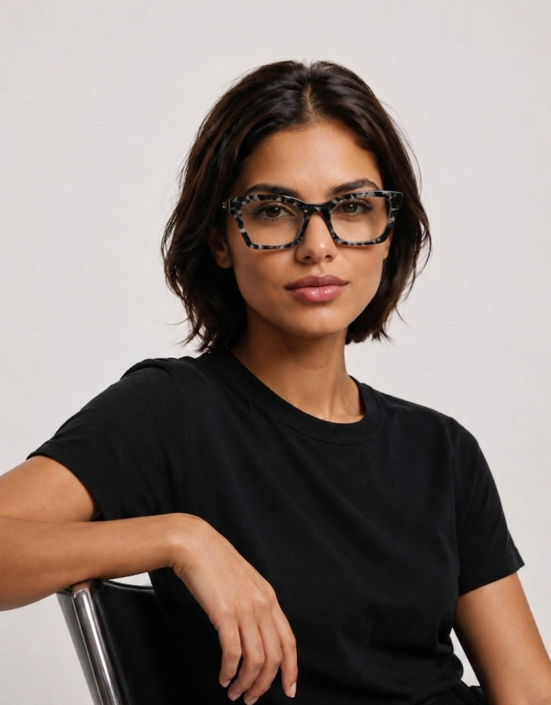 Gafas graduadas greyhounders poppy grey gris square femenino talla 51mm - Vista principal