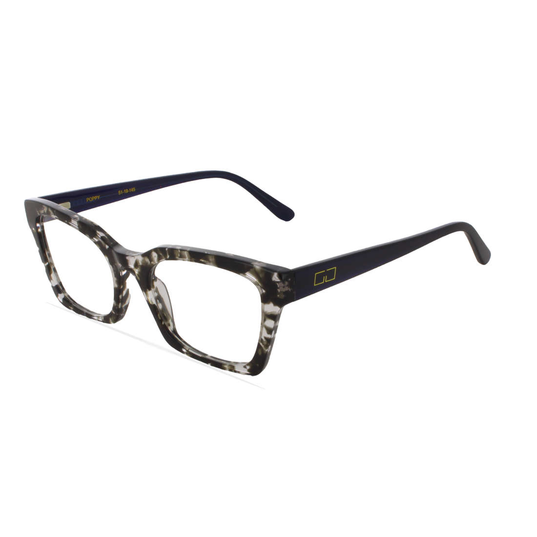 Gafas graduadas greyhounders poppy black negro square femenino talla 51mm - Vista principal