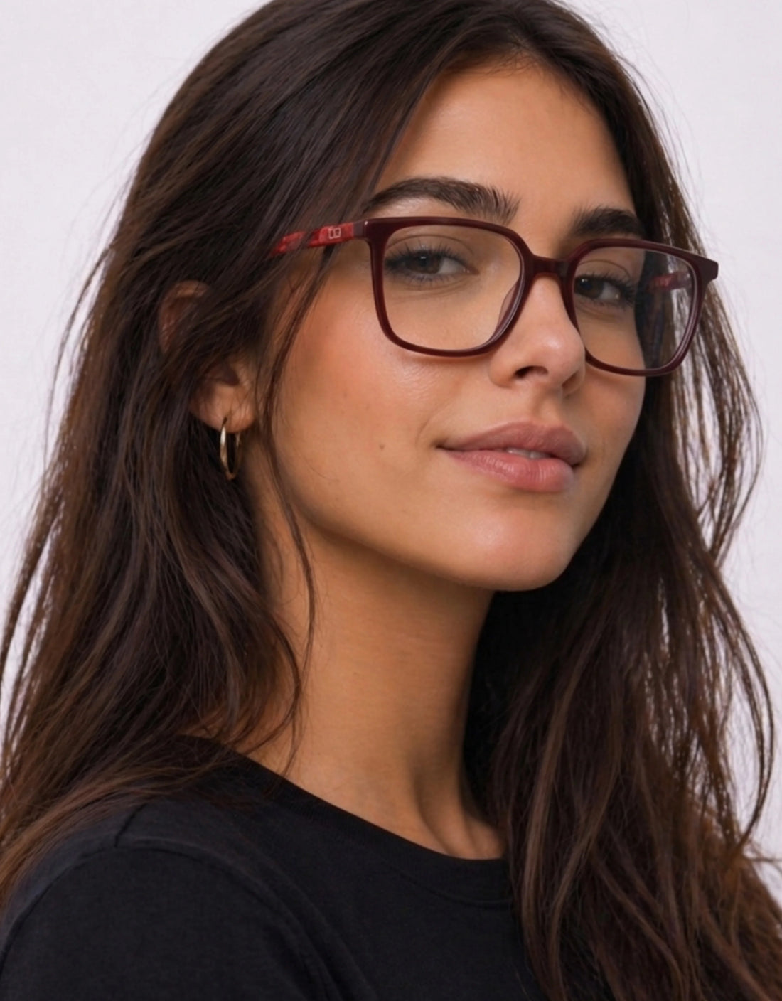 Gafas graduadas greyhounders quinn c3 rojo square femenino talla 54mm - Vista principal