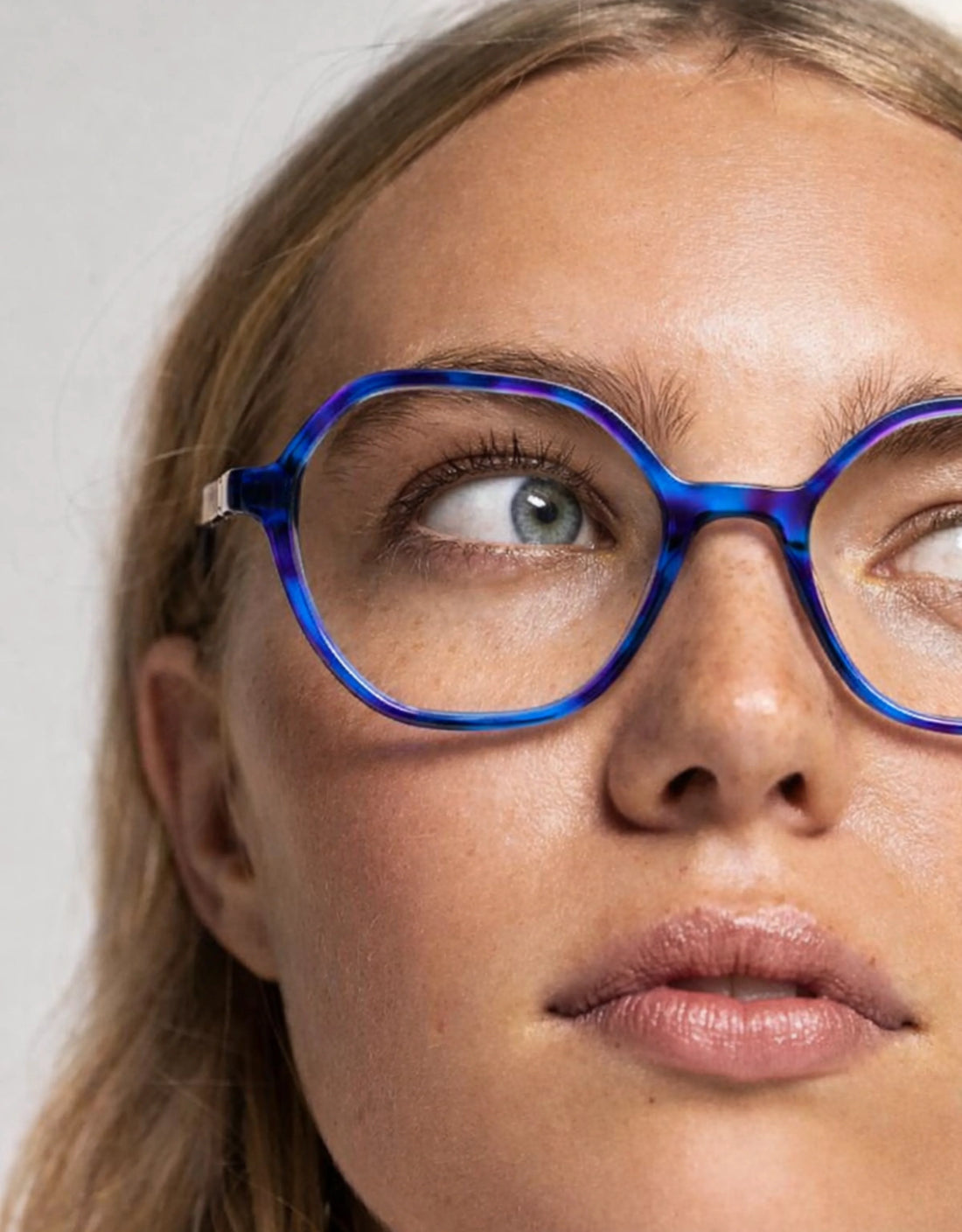 Gafas graduadas greyhounders ruth c1 morado geometric femenino talla 52mm - Vista de detalle