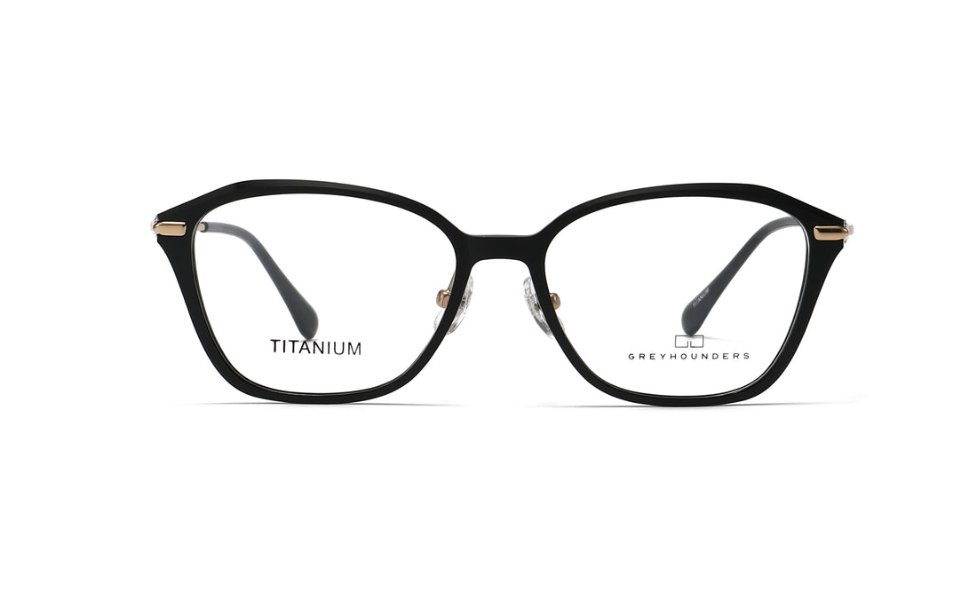 Brillen greyhounders sila c1 s black negro cat eye femenino größe 53mm - Detailansicht