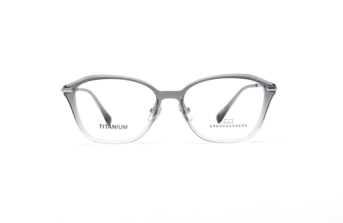 Brillen greyhounders sila c8 s light grey gris cat eye femenino größe 53mm - Detailansicht