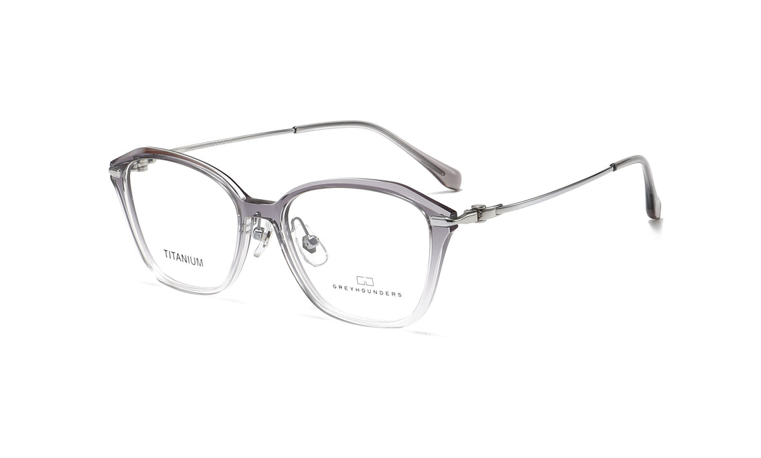 Brillen greyhounders sila c8 s light grey gris cat eye femenino größe 53mm - Hauptansicht