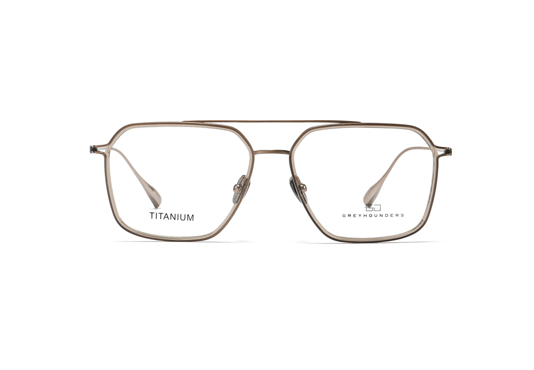 Brillen greyhounders tanos c6 s brown marron pilot unisex größe 55mm - Detailansicht