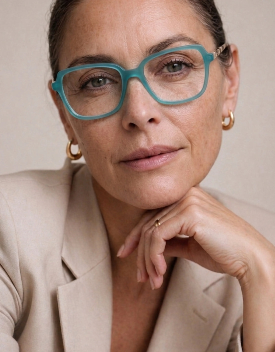 Gafas graduadas greyhounders tina c1 azul butterfly femenino talla 53mm - Vista de detalle