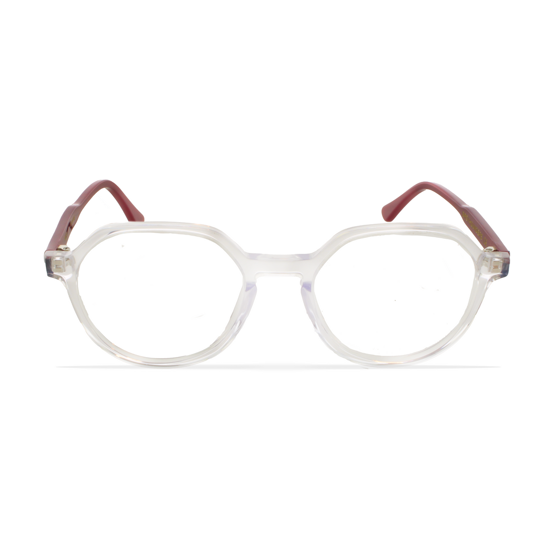 Gafas graduadas greyhounders tulip crystal / garnet transparente geometric unisex talla 50mm - Vista de detalle
