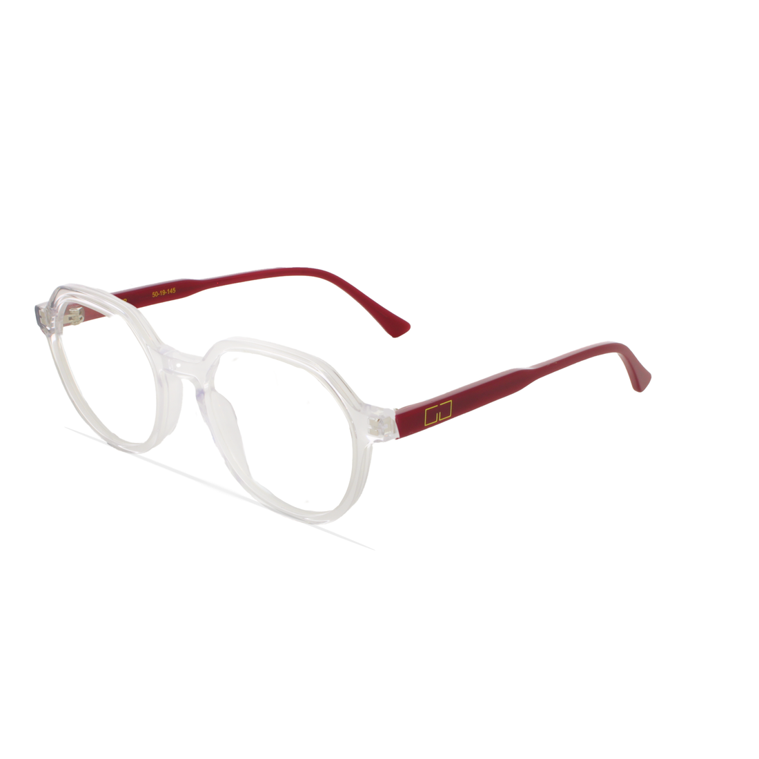 Gafas graduadas greyhounders tulip crystal / garnet transparente geometric unisex talla 50mm - Vista de detalle