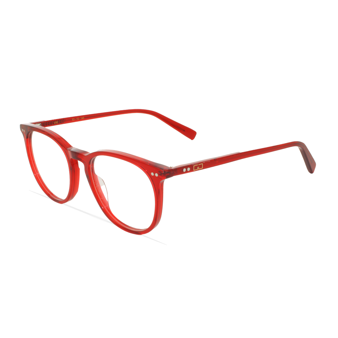 Gafas graduadas greyhounders vik red rojo round unisex talla 53mm - Vista principal
