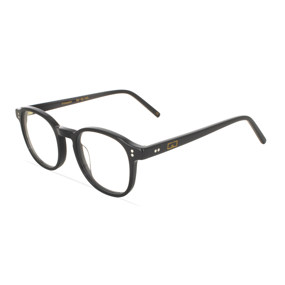 Gafas graduadas greyhounders vincent black negro square unisex talla 50mm - Vista principal