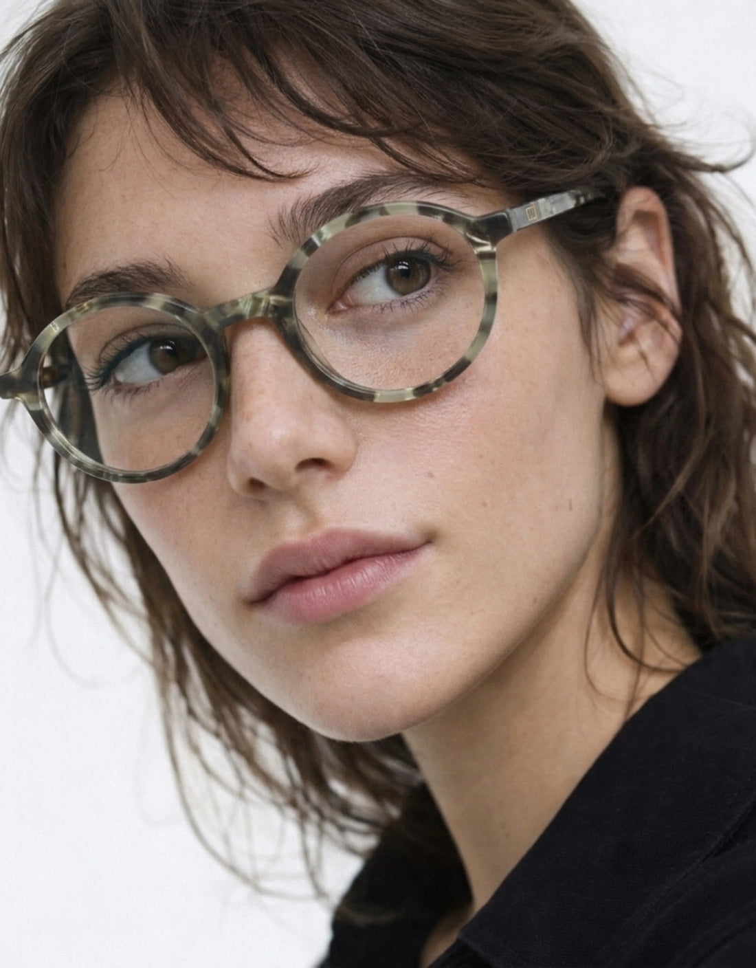 Gafas graduadas greyhounders willow c4 negro round unisex talla 46mm - Vista de detalle