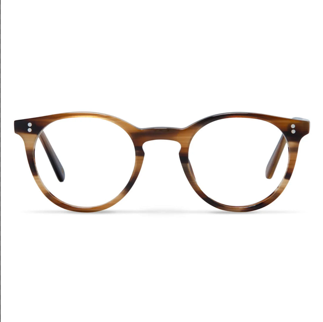 Gafas graduadas greyhounders woody mocca cofee marron round unisex talla 45mm - Vista de detalle