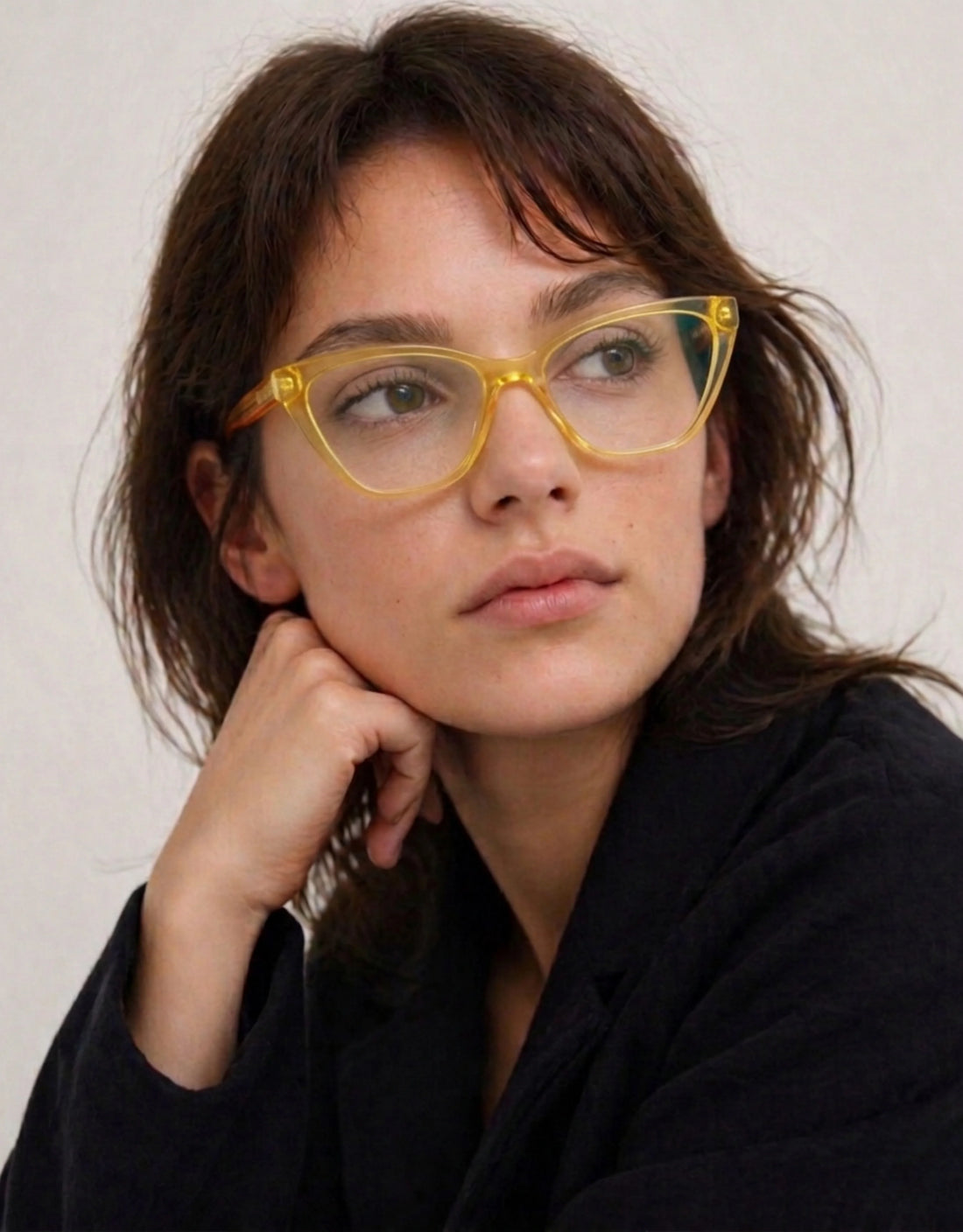 Gafas graduadas greyhounders ziggy honey amarillo cat eye femenino talla 51mm - Vista principal