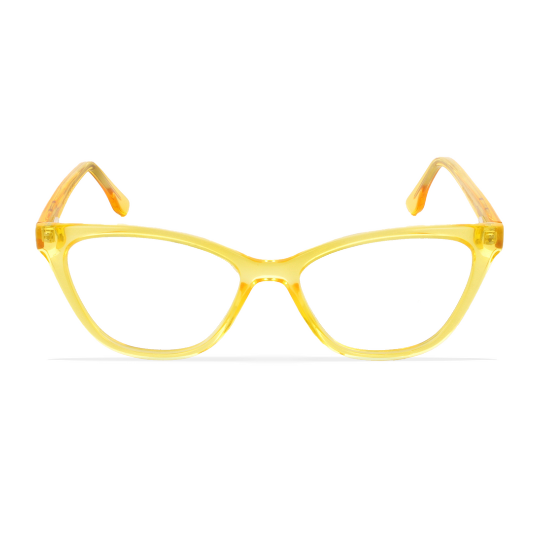 Gafas graduadas greyhounders ziggy honey amarillo cat eye femenino talla 51mm - Vista de detalle