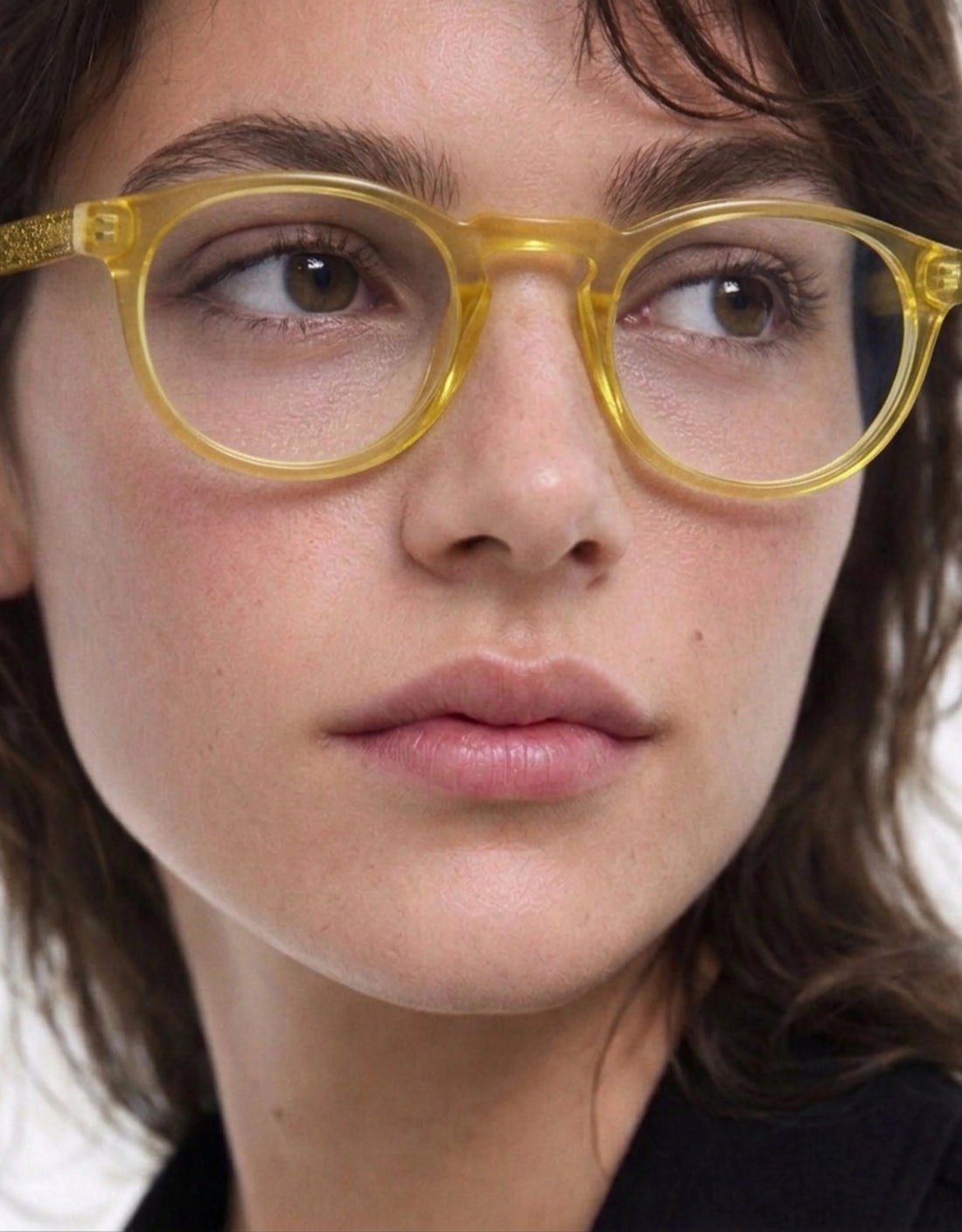 Gafas graduadas greyhounders chris c3 amarillo oval unisex talla 45mm - Vista de detalle