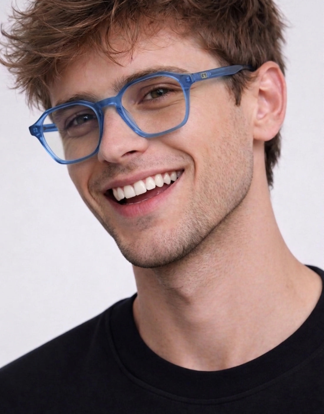 Gafas graduadas greyhounders blake c4 azul geometric unisex talla 53mm - Vista principal