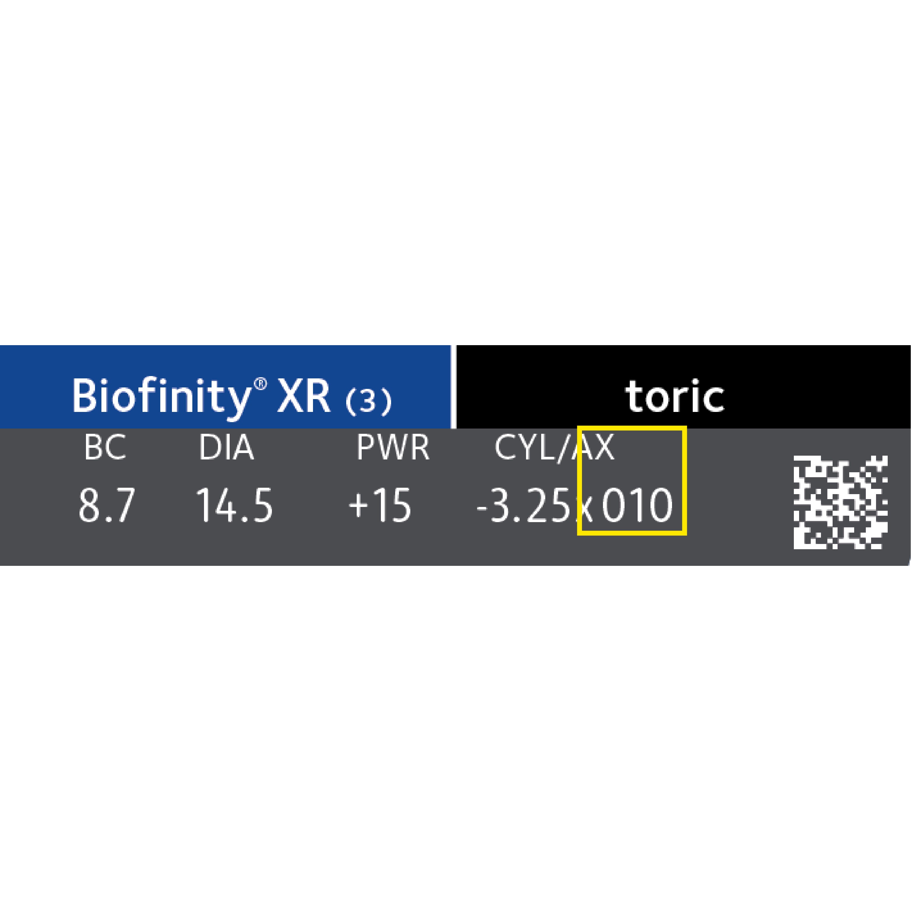 Biofinity Toric XR Monatskontaktlinsen 