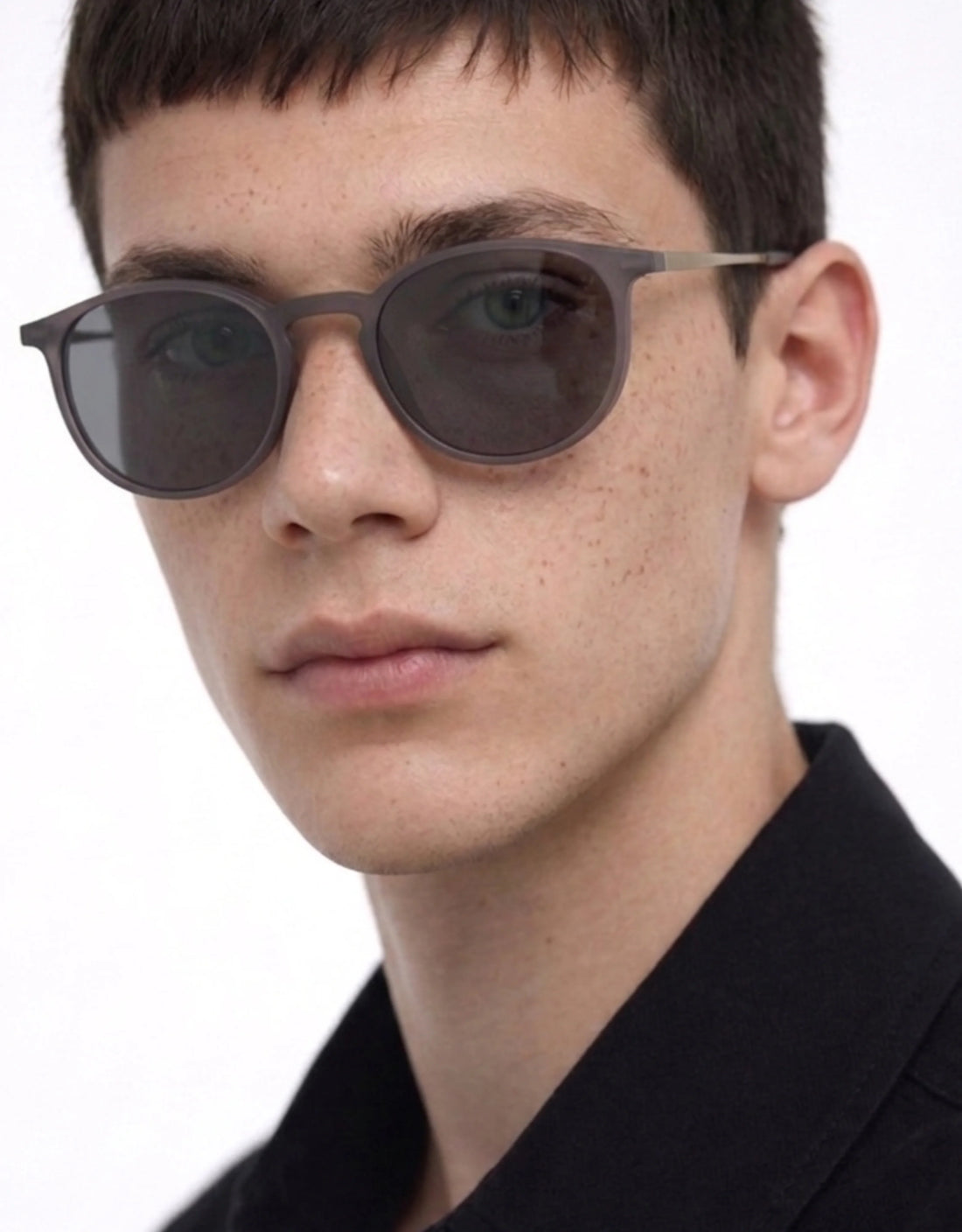 Gafas graduadas greyhounders melbourne + clip-on c3 gris pantos masculino talla 49mm - Vista principal