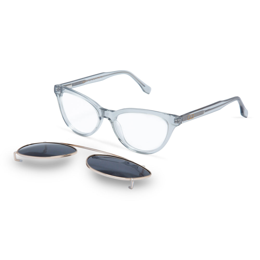 Extra hellblauer Clip